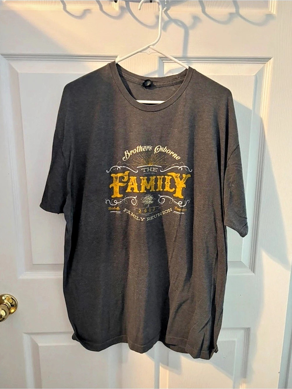 Tultex Brothers Osborne Family Reunion 2017 Graphic Tee Gray XXL